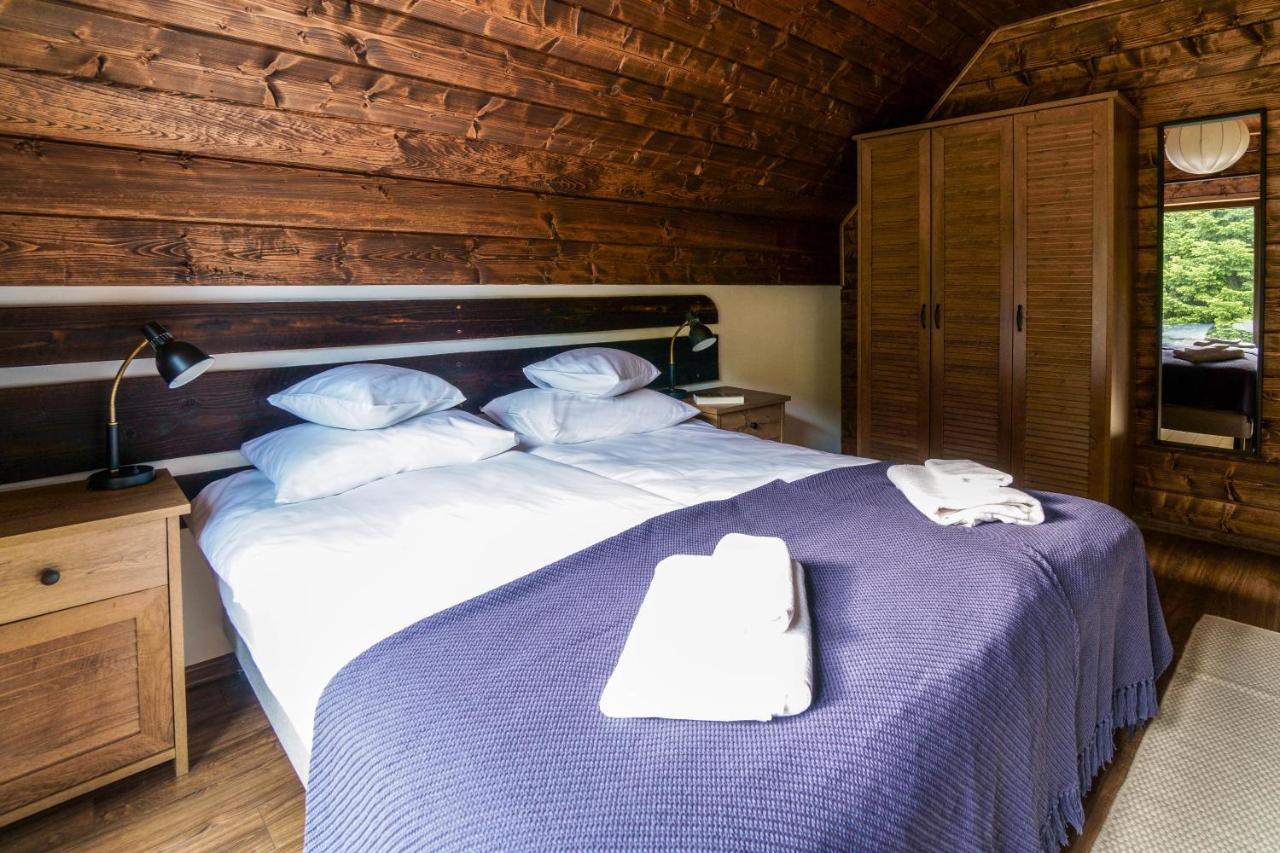 Novosiele Residence - Nad Gorska Rzeka - Lesne Spa Sauna Jacuzzi - Bieszczady Bystre  外观 照片