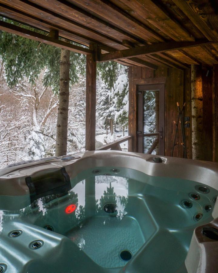 Novosiele Residence - Nad Gorska Rzeka - Lesne Spa Sauna Jacuzzi - Bieszczady Bystre  外观 照片