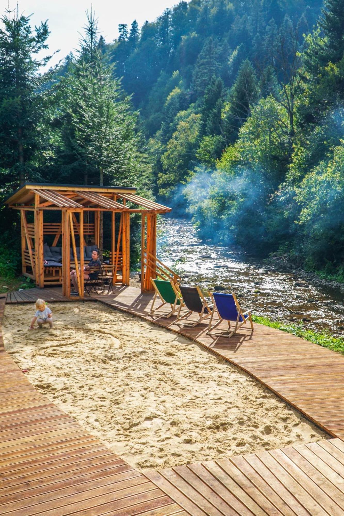 Novosiele Residence - Nad Gorska Rzeka - Lesne Spa Sauna Jacuzzi - Bieszczady Bystre  外观 照片